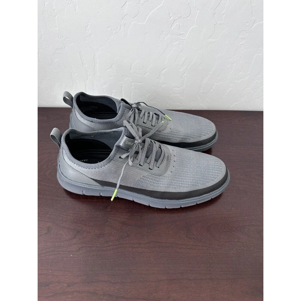 $140 Cole Haan Generation Zerogrand Shoes Men Size 13 Gray Casual Tennis Lace Up